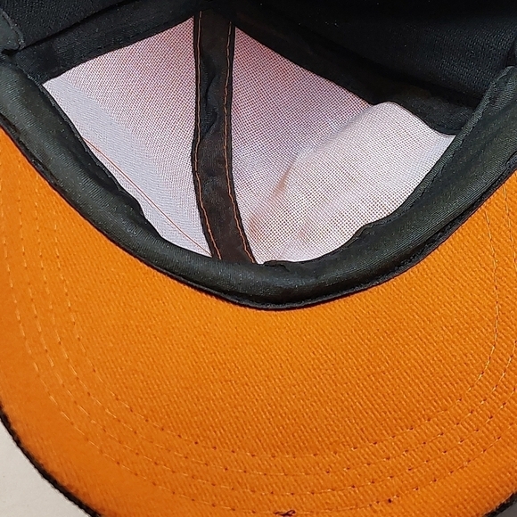 Dap Baltimore ORIOLES Orange & Black Adjustable Hat Baseball Cap Adult - Picture 7 of 10